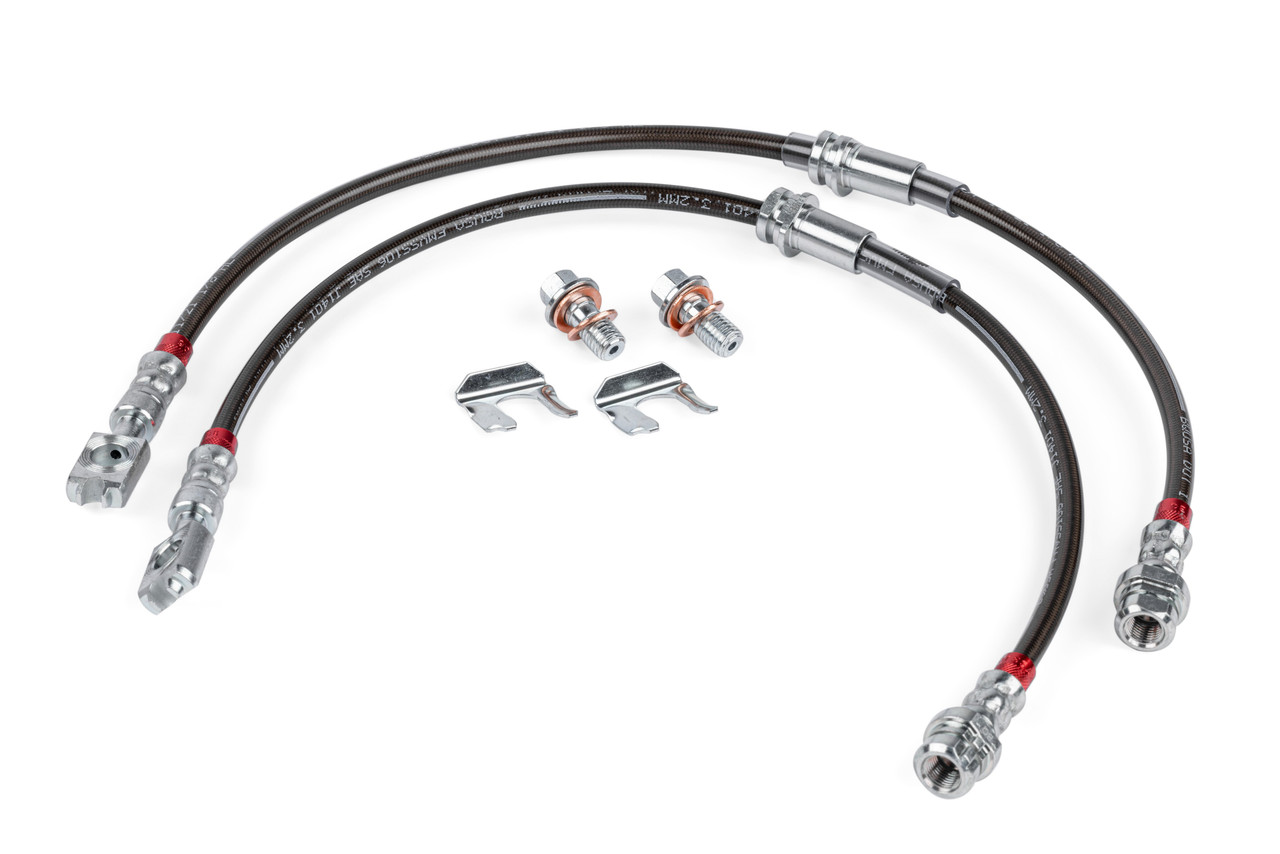 APR Braided Stainless Steel Brake Lines - Front for VW MK5 GTI/ Tiguan 1 /2  and Audi 8P A3.....etc