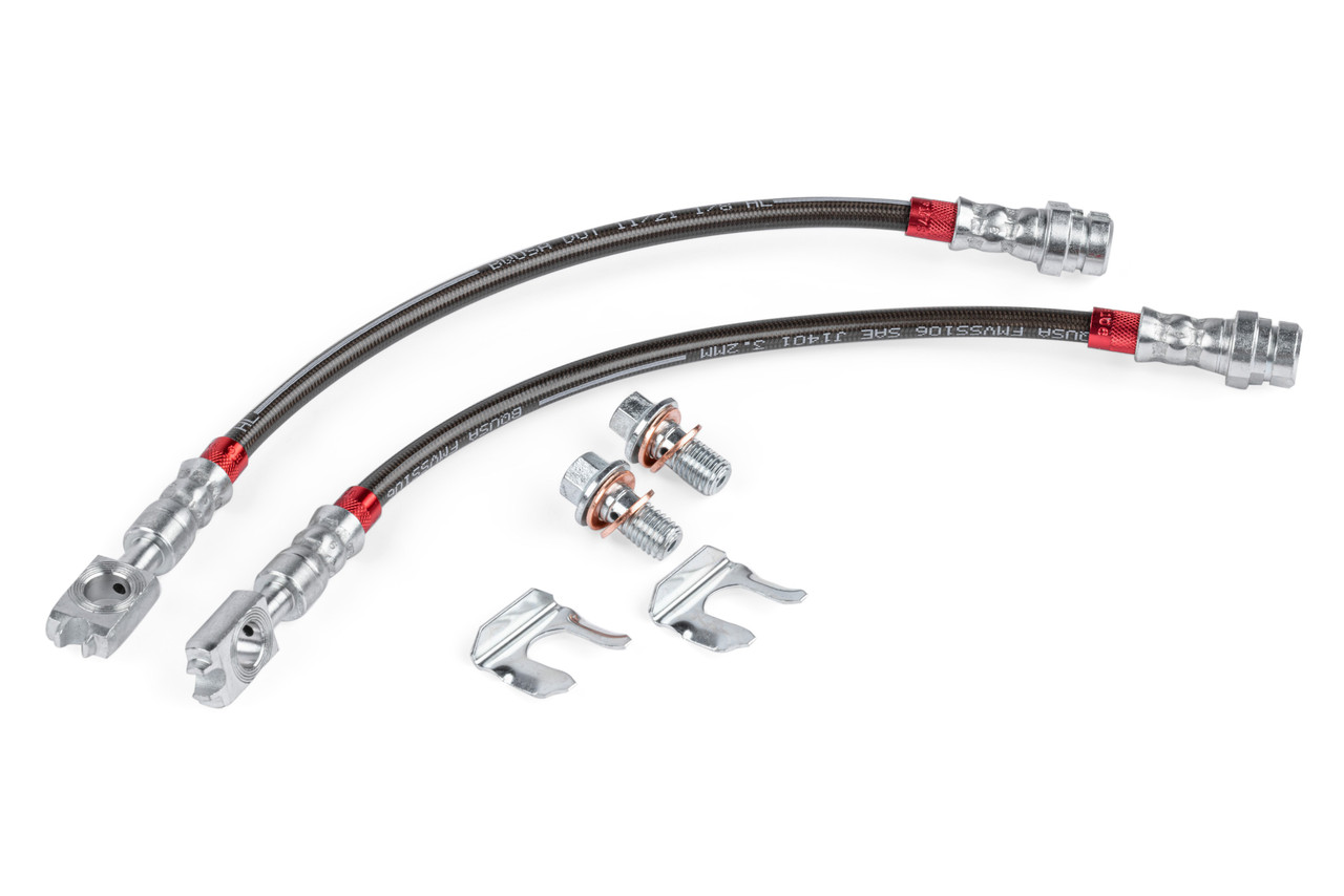 APR Braided Stainless Steel Brake Lines - Rear for MK7/8 Golf TSI/GTI/Jetta  1.4/Passat/Tiguan 2009-2017