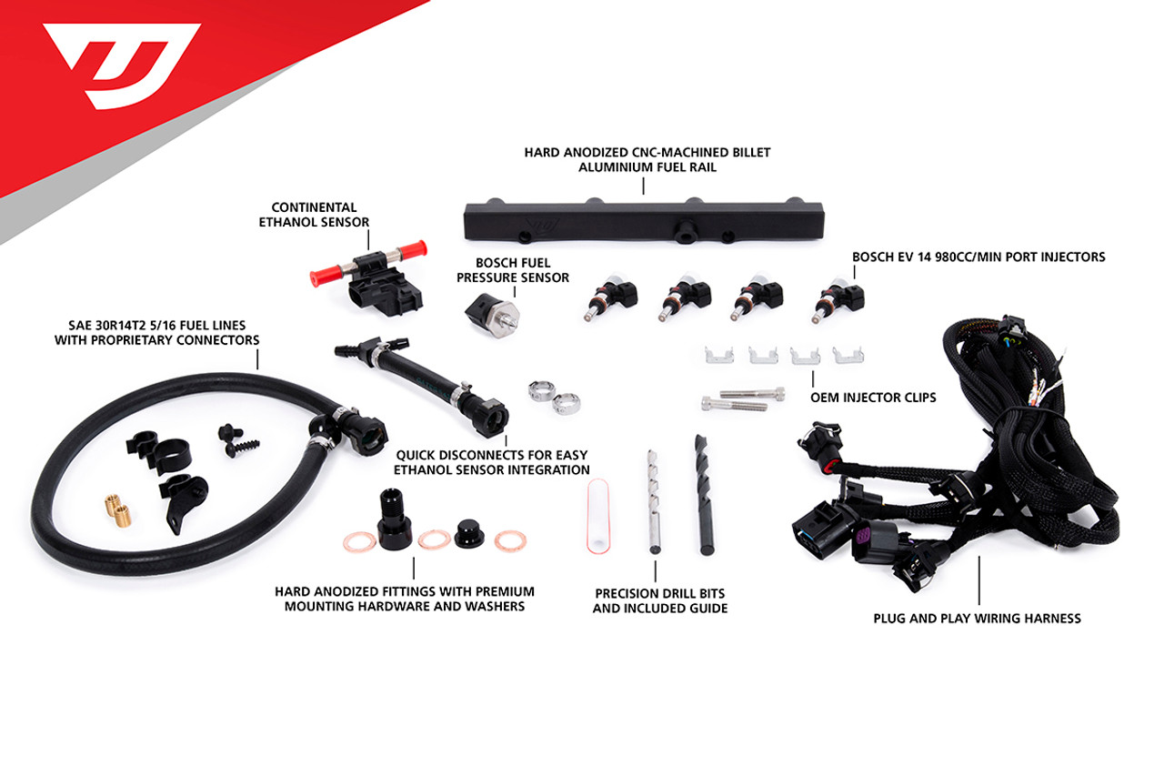 Unitronic MPI Fuel Rail Upgrade Kit for MQB EA888.3 - WCT