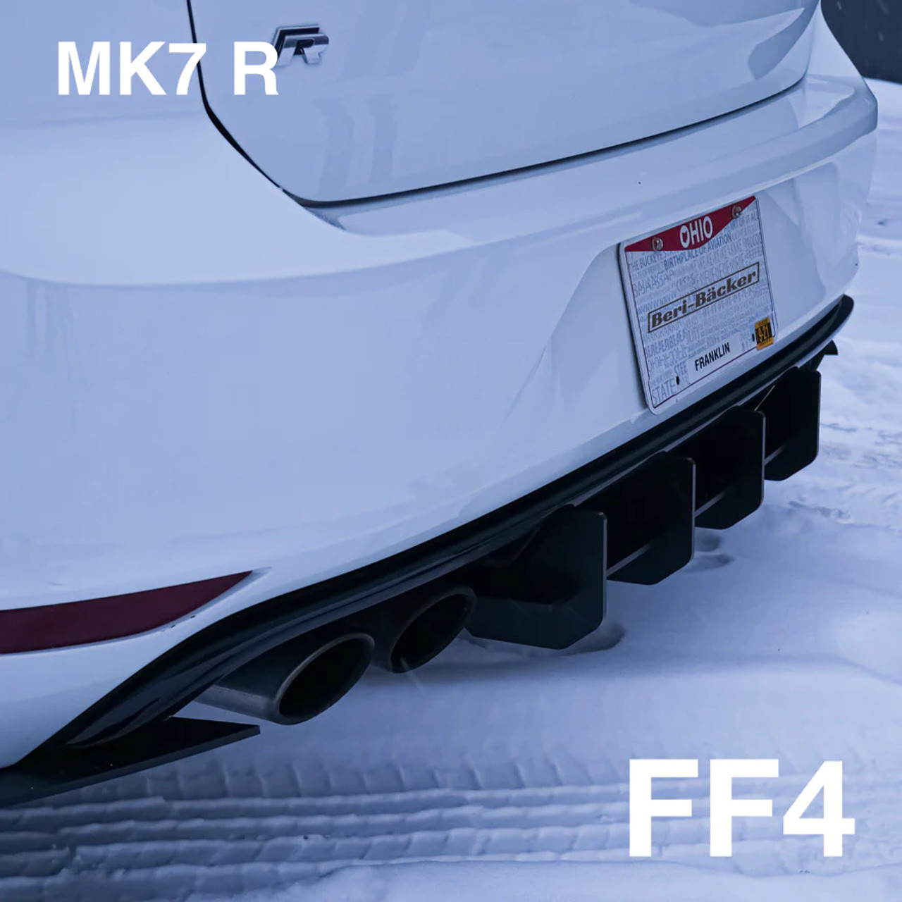 GTI MK7 Rear Diffuser (2015-2017)