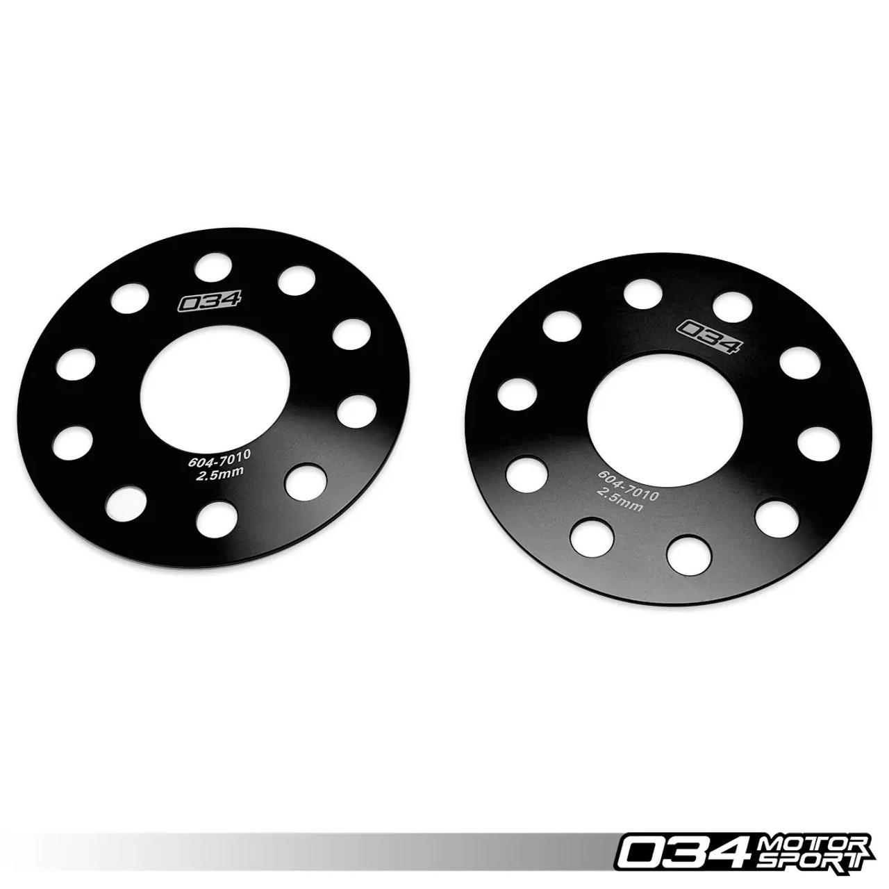 034Motorsport Wheel Spacer Pair, 2.5mm, Volkswagen & Audi 5x112 with 57.1mm  Center Bore