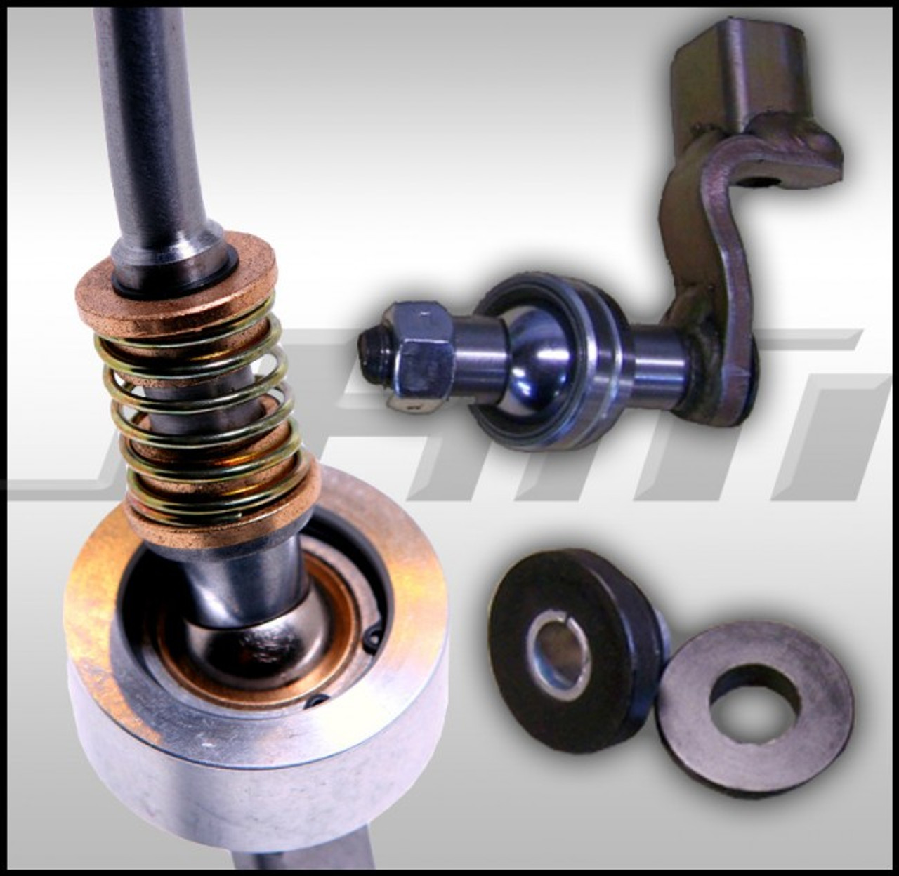 JHM Trio Package - Solid Shifter Linkage and Bushing for Audi B6/B7 S4/RS4