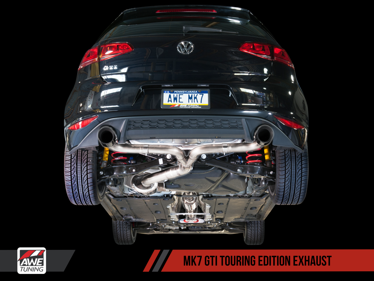 AWE TUNINGエキゾーストシステムvolkswagen golf7GTI AWE Touring Edition Exhaust for VW MK7 GTI - WCT Performance Canada