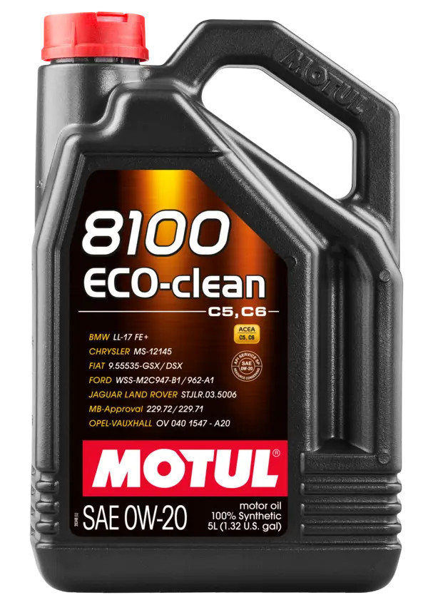 MOTUL 8100 ECO-CLEAN 0W-20 (5L) - WCT Performance Canada
