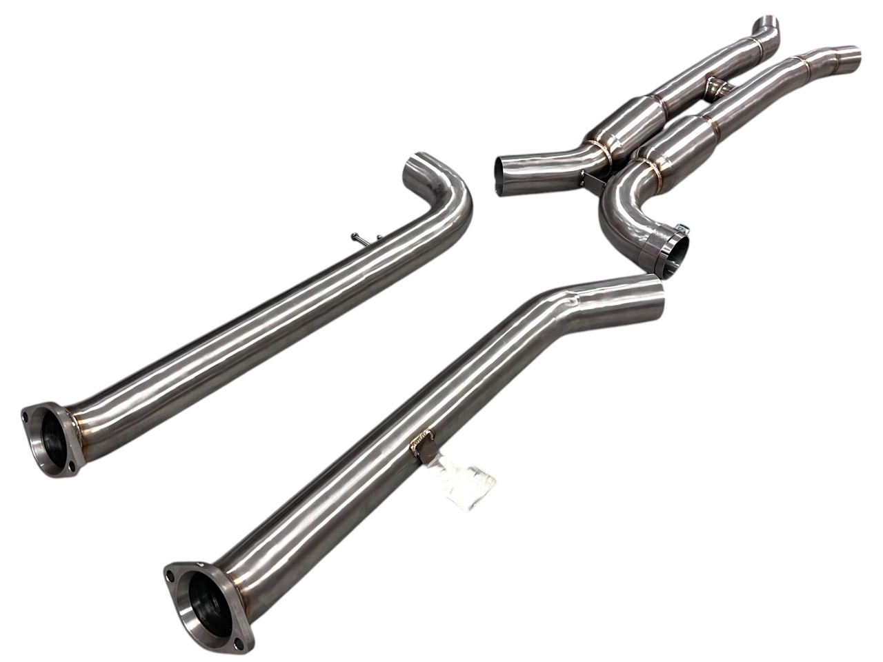 MAD BMW S58 Resonated H-Pipe Midpipe M3 M4 G80 G82 G83 - WCT