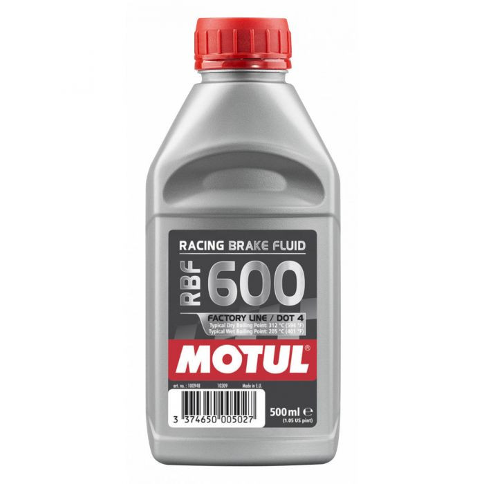 MOTUL MO COOL 500ml 4本　フルード4本 Motul RBF 600 Factory Line DOT 4 Brake Fluid - WCT Performance Canada