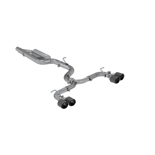 MBRP PRO Series Volkswagen 3" Cat Back Exhaust with Quad Rear  CF Tips for MK7/7.5 Golf R ( Free Shipping!!)