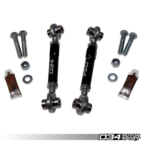 034Motorsport  (Motorsport) Billet Adjustable Front Sway Bar End Link Pair, Gen 1 & Gen 1.5 R8