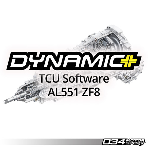 034Motorsport  Dynamic+ TCU Software Upgrade for AL551 ZF8 Transmission, B8/B8.5 Q5/SQ5, C7/C7.5 A6/A7 3.0TFSI