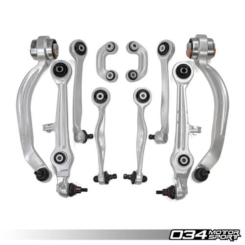034Motorsport  Control Arm Kit, Density Line, B5/C5 Audi A4/S4 & A6, B5 Volkswagen Passat with Steel Uprights
