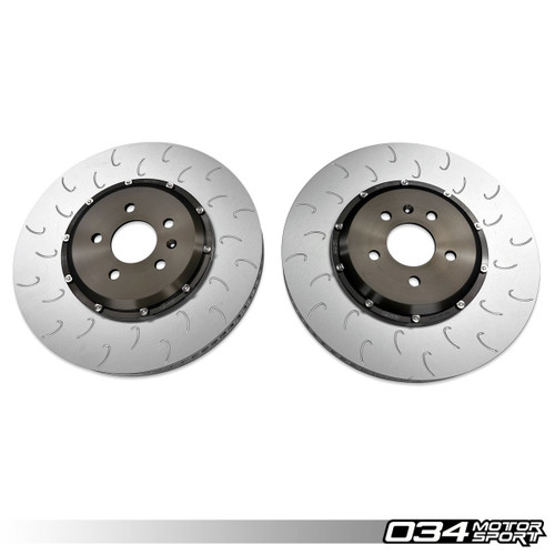 034Motorsport  2-Piece Floating Front Brake Rotor Upgrade Kit for Audi B9/B9.5 RS5 & 4M/4M.5 Q7/Q8