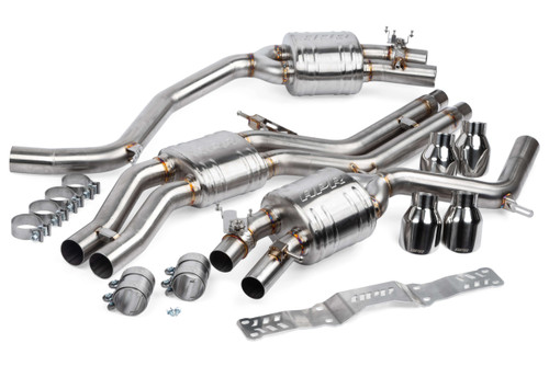 APR Catback Exhaust System with Center Muffler - 4.0 TFSI - C7 S6 /S7