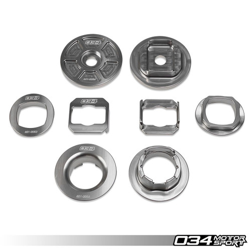 034Motorsport  Billet Aluminum Rear Subframe Insert Kit, BMW F2x/F3x Chassis
