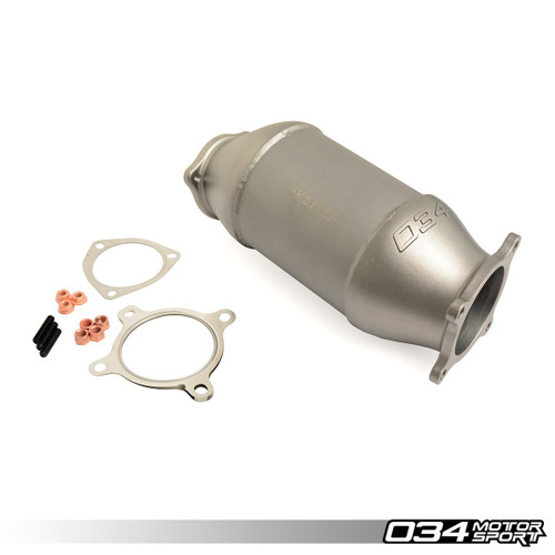 034Motorsport  Cast Stainless Steel Racing Catalyst, B9 Audi A4/A5 & Allroad 2.0 TFSI