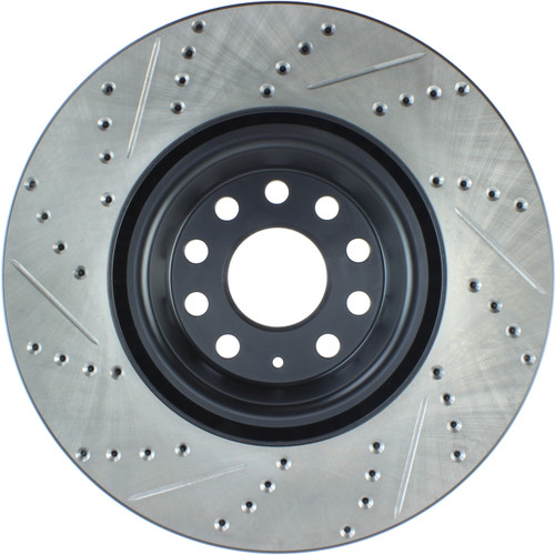 Stoptech High Carbon Premium Sport Drilled/Slotted Rotor340mm (Front Right) MK7/7.5 Golf R & GTI with Performance Package