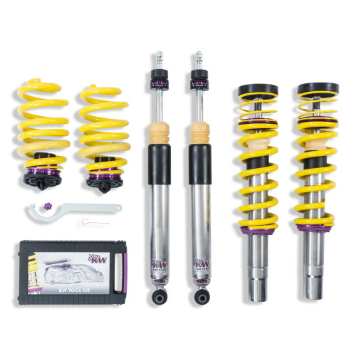 KW V3 Coilovers - Audi B9 A4 FWD without Electronic Dampers (48.5mm Struts)