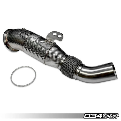 034Motorsport Stainless Steel Racing Catalyst Set, BMW F2x/F3x B58 Vehicles