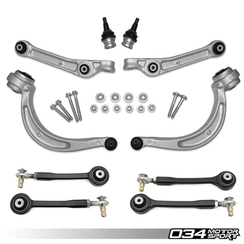 034Motorsport Density Line Control Arm Kit Upper Adjustable, B9/B9.5 Audi A4/S4/RS4, A5/S5/RS5