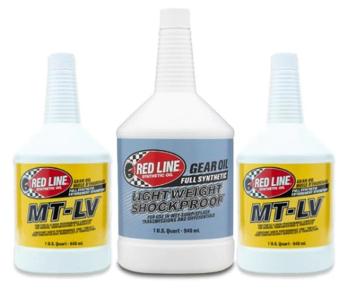 Red Line MT-LV Manual Transmission Lubricant (70W75 GL-4)