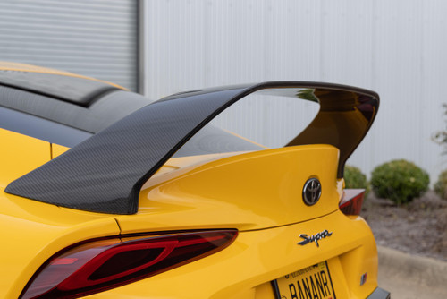 Dinan Carbon Fiber High-Rise Rear Spoiler - 2020-2023 Toyota GR Supra ...