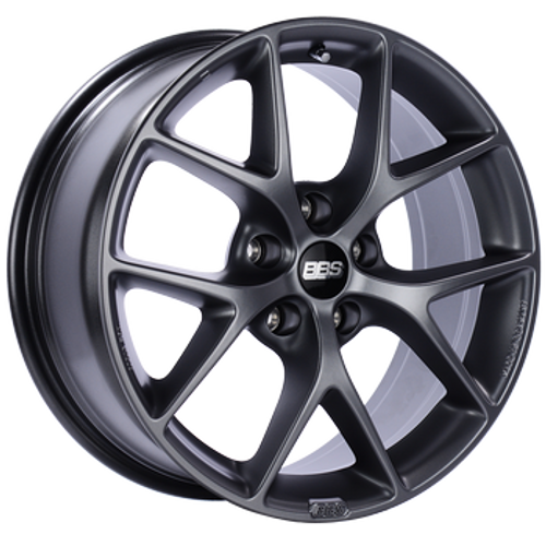 BBS SR series 18 x 8 Wheel - 5 x 112  ET45 CB 82 (Satin Grey) -Set of 4