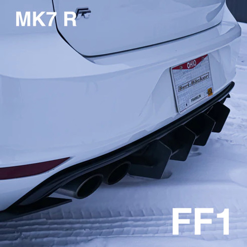 CJM Industries MK7 Golf R Rear Diffuser (2015-2017)