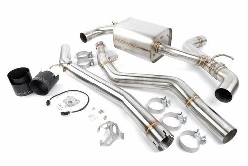 Dinan Valved Cat-Back Exhaust - 2020-2023 Toyota GR Supra 3.0  Stainless Steel - Black Tips - A90/A91