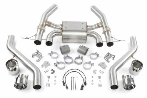 Dinan Valved Axle-Back Exhaust - 2023-2024 BMW M2  Stainless Steel - Polished Tips - G87