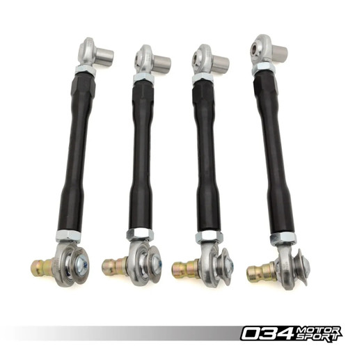 034Motorsport Adjustable Upper Control Arm Kit, Fully Spherical, Front for B5 PASSAT/A4/S4/RS4, B6 A4/S4, B7 A4/S4/RS4 & C5 A6/S6