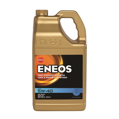 ENEOS 5W-40 Fully Synthetic Motor Oil (5-QT)