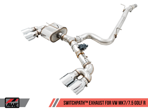 AWE SwitchPath™ Exhaust for MK 7 Golf R