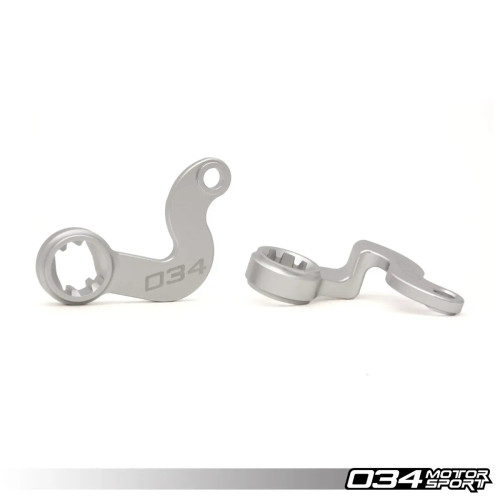 034 Motorsport Intake Manifold Flap Linkage Pair, Billet Aluminum, B7 Audi RS4 4.2L FSI