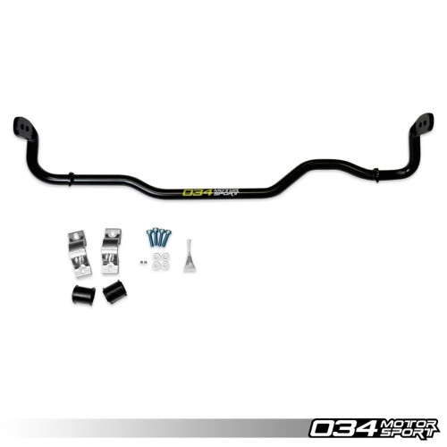 034 Motorsport RS+ Adjustable Solid Rear Sway Bar Upgrade, MQB AWD