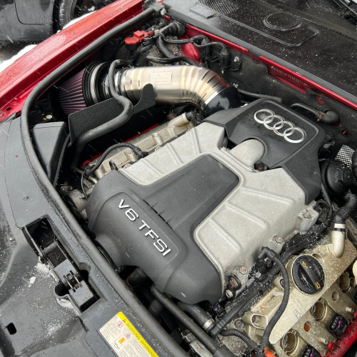 Garage Auto Sport Omega 102mm Titanium Intake, C6 A6 3.0T