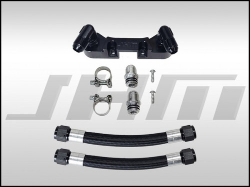 JHM Performance Billet Crankcase Breather Vent Hose Kit - PCV for B8 RS4-RS5 4.2L