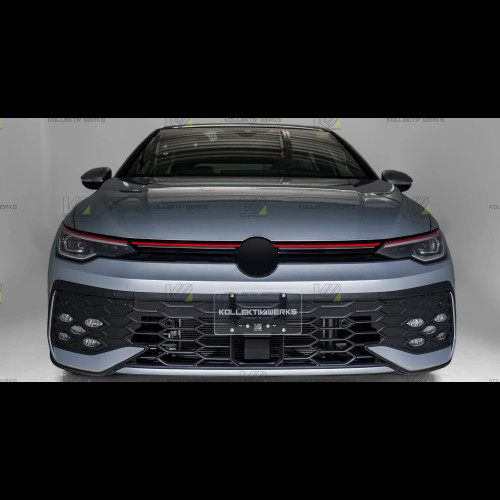 Kollektiv WerksVW - MK8.5 - GTI - KW No Drill Center Mount License Plate Holder (2025+) 