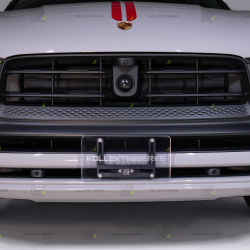 Kollektiv Werks Porsche - 95B.3 - Macan - KW No Drill Center Mount License Plate Holder (2022-2025) 