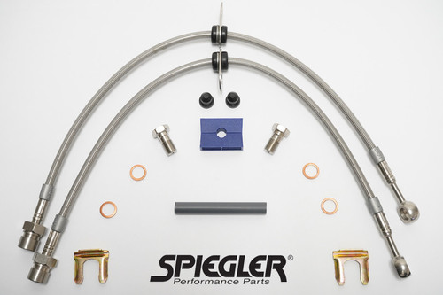 Spiegler Stainless Rear Brake Lines - 2012+ Scion FRS/Subaru BRZ/Toyota GT86 & GR86 (13.02.04001)