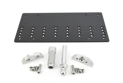 Rennline Billet Tow Hook Receiver License Plate Mount - US Style (Late)