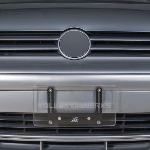 Kollektiv Werks VW - MK4 - Golf & GTI - KW No Drill Center Mount License Plate Holder (1999-2006)