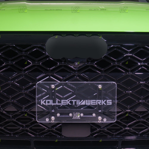Kollektiv Werks Audi - 8.5Y - RS3 - KW No Drill Center Mount License Plate Holder (2025+)