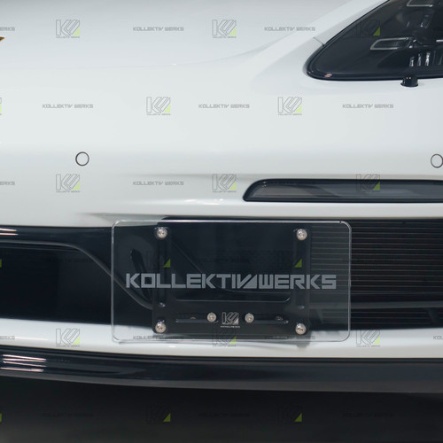 Kollektiv Werks Porsche - 718- Cayman/Boxster - GTS - KW No Drill Side Mount License Plate Holder (2018-2025)