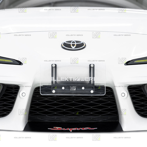 Kollektiv Werks Toyota - A90 - Supra - KW No Drill Center Mount License Plate Holder (2020+)