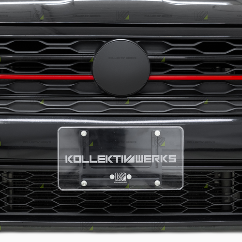 Kollektiv Werks VW - MK7 - GLI - KW No Drill Center Mount License Plate Holder (2019-2021)