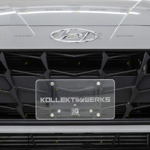 Kollektiv Werks Hyundai - Elantra N (Pre-Facelift) - KW No Drill Center Mount License Plate Holder (2020-2023)