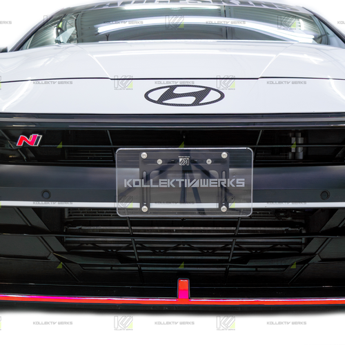 Kollektiv Werks Hyundai - Elantra N (Facelift) - KW No Drill Center Mount License Plate Holder (2024+)