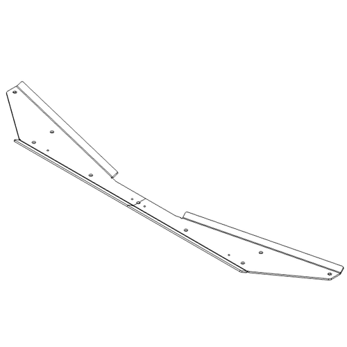 CJM Industries Chassis Mounted Splitter (GEN2) - Replacement Full Width Bracket for 2.0T MQB cars (V2 / V3 / V4)