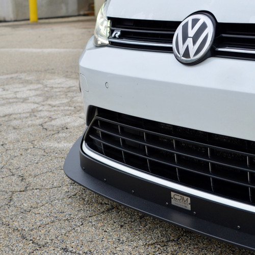 CJM Industries MK7.5 Golf R Front Chassis Mounted Splitter - Gen2 - (2018-2021)