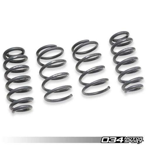 034Motorsport Dynamic+ Lowering Springs, 8V.5 Audi RS3 Quattro Performance Spring Set
