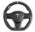 Rekudo Steering Wheel - Carbon Fiber With Leather Grips for 2017-2021 Tesla Model 3, and 2020-2021 Tesla Model Y